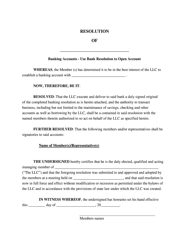 RESOLUTION of Bdelawareincbbcomb  Form