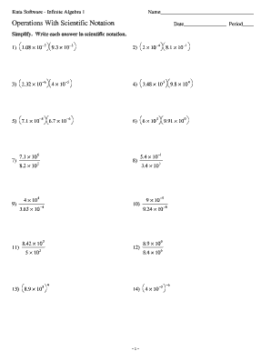 Kuta Software Infinite Algebra 1  Form