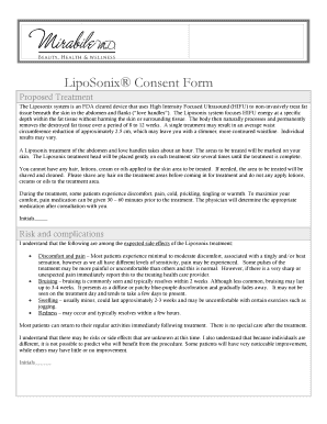 Hifu Consent Form