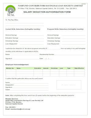  Ncsl Forms 2016