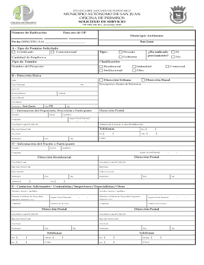 OP MSJ 201 PDF Municipio Aut Nomo De San Juan  Form