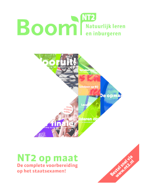 Vooruit Boek Nt2 PDF  Form