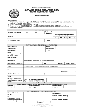 Obs Registration  Form