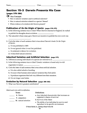 15 3 Darwin Presents His Case  Form