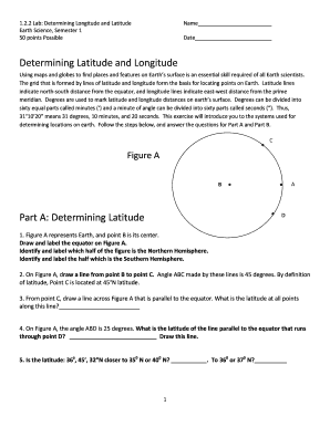 1 2 2 Lab Determining Longitude and Latitude  Form