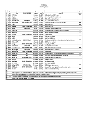 Dare to Care Mobile Food Pantry Schedule  Form