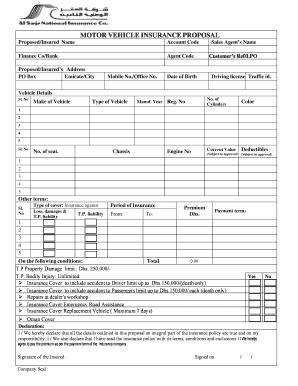 Car Insurance Form