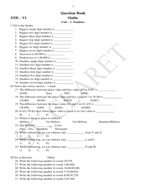 St Claret College Question Paper  Form