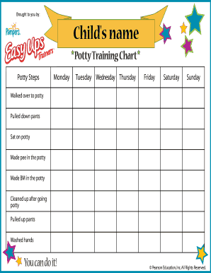 Potty Training Chart Capsonlineus  Form