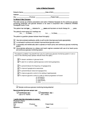 Medtronic Certificate of Medical Necessity  Form