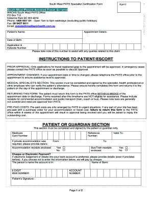 Pats Form Wa