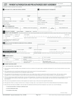 Payment Authorization Form