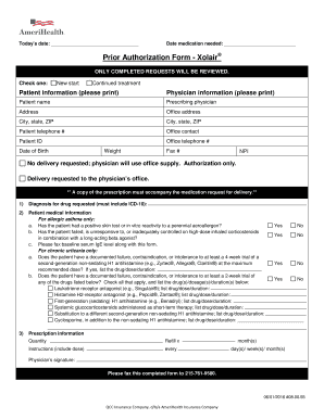 Cigna Xolair Prior Authorization Form