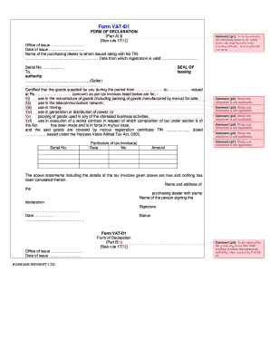 Vat D1 Form No No Download Needed Needed