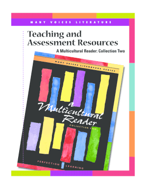 M a N Y V O I C E S L I T E R a T U R E Teaching and Assessment Resources a Multicultural Reader Collection Two 75895 MultiCultR  Form