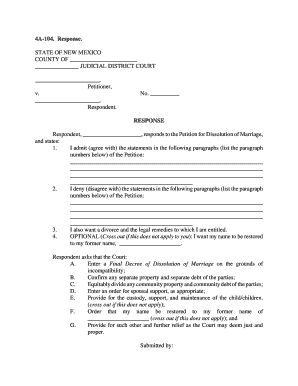 4A 104 New Mexico Supreme Court Nmsupremecourt Nmcourts  Form