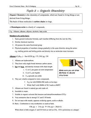 Chemistry Notes Aesthetic  Form