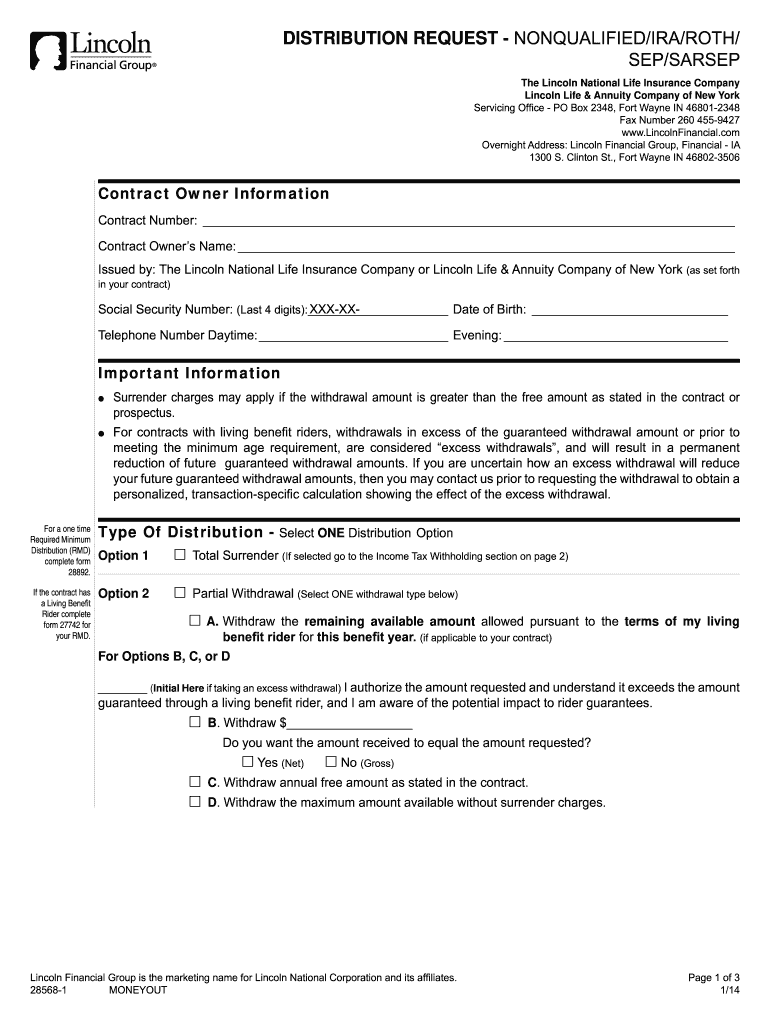 Lincoln Ira  Form