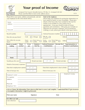 Rate Paying  Form