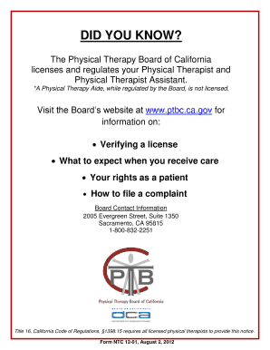 Ptbc Medical Abbreviation  Form