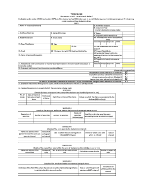 Form 15g - Fill Out and Sign Printable PDF Template | signNow