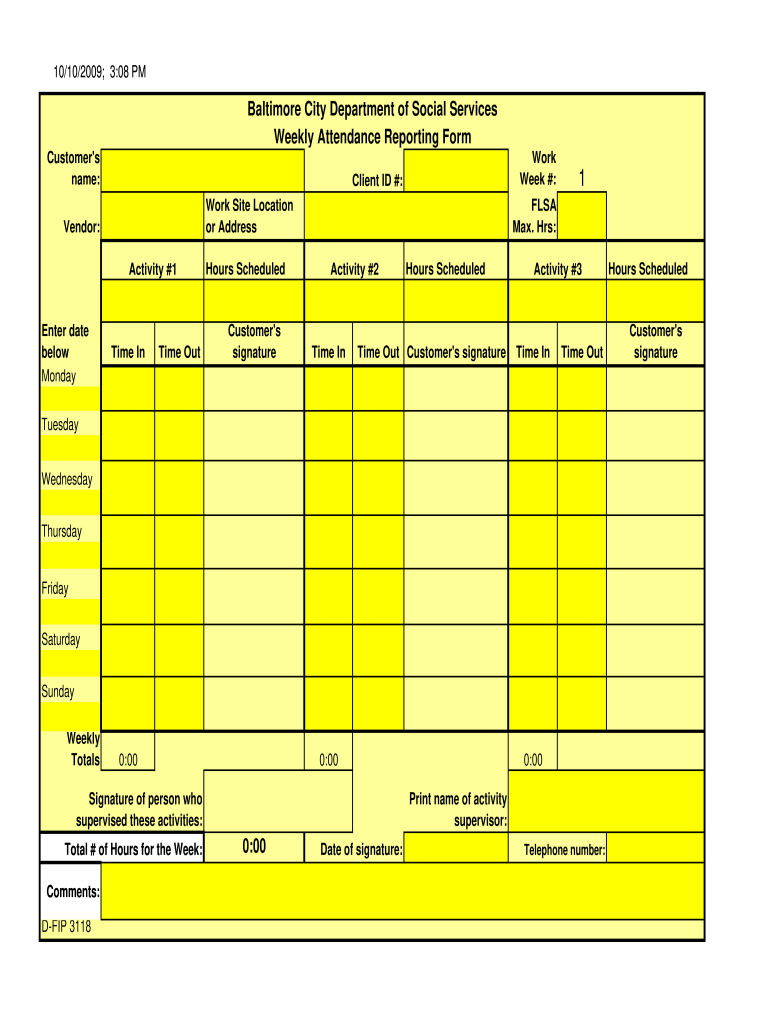  Annual Attendance Record 2009-2024