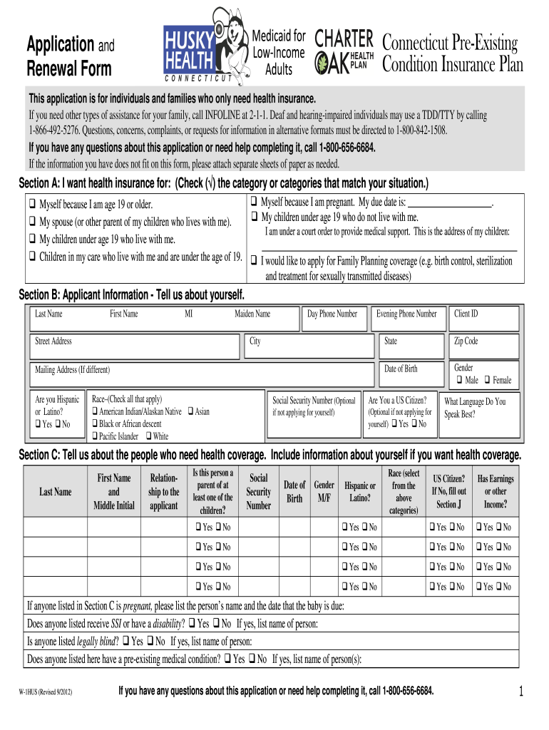  Renewal Form Huskypdffillercom 2012-2024