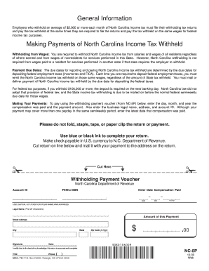 Nc5p Fill in  Form