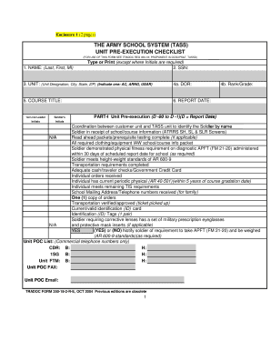 Ahrc Tass Form 1