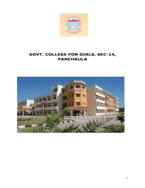 Govt P G College for Women Sector 14 Panchkula Photos  Form