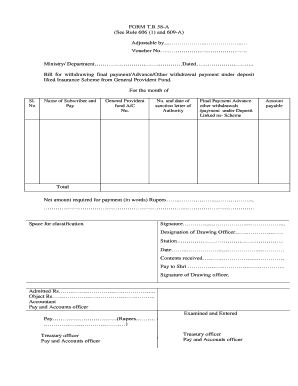 Form T R 58 a PDF