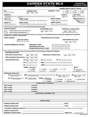 Gsmls Form
