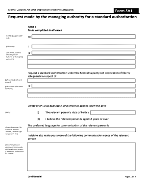 Sa1 Form