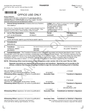 Form 1 Example