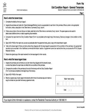 Exit Report Template  Form