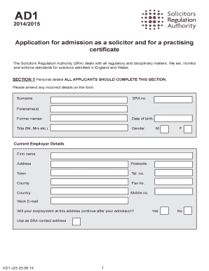 Ad1 Form