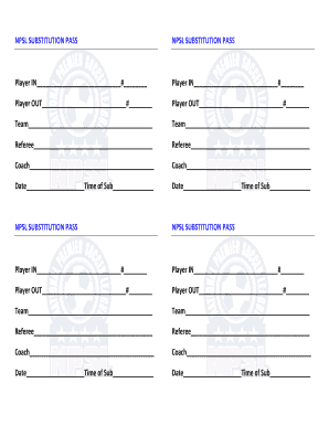 Npsl Substitution Passes Form