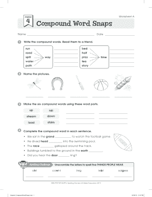 Compound Words  Form