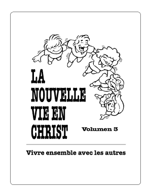 La Nouvelle Vie En Christ Volume 6 PDF  Form