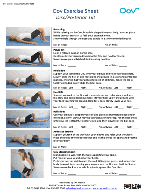 Oov Exercise Sheet  Form