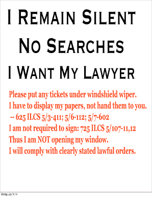 Fair Dui Flyer Illinois  Form