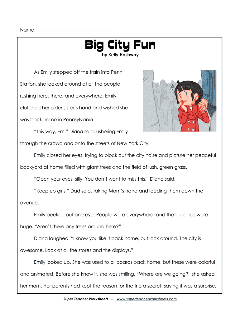 Big City Fun  Form