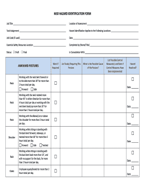 Hazard Identification Form