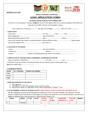 Womens Enterprise Fund Application Form PDF