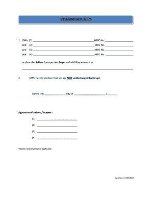 Non Bankruptcy Certificate Format