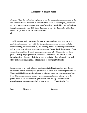 Lamprobe Consent  Form