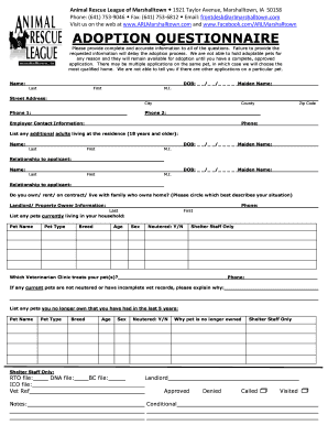 Arl Marshalltown  Form