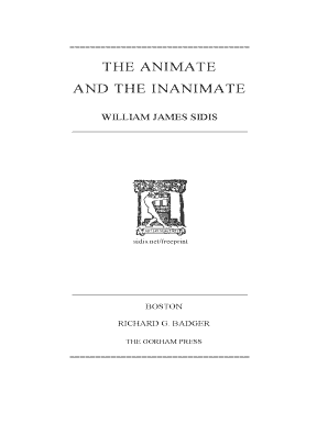 William James Sidis, PDF