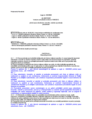 Legea 333 Din Actualizata PDF  Form