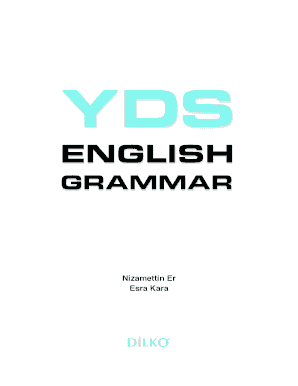 Yds Grammar PDF  Form